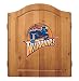Imperial Golden State Warriors Licensed Solid Pine Cabinet and Bristle Dartboard Set