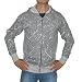 Mens Fox white sweatshirt hoodie jacket top - Large