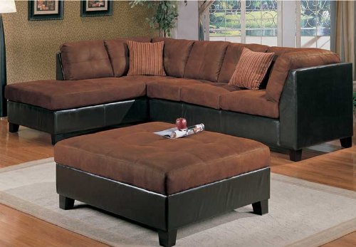 2pcs Sectional Microfiber Leatherete Sofa Set BQ-S014P1