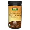 Manitoba Harvest Certified Organic Dark Chocolate Hemp Protein Powder, 16-Ounce Tub