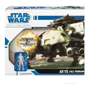 Star Wars Clone Wars AT-TE (All Terrain Tactical Enforcer) Vehicle