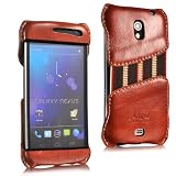 Produkt-Bild: MaryCom PREMIUM QUALIT&Auml;T V1 Leder Handytasche braun handgefertigt f&uuml;r das Samsung Galaxy Nexus i9250 Prime / LTAB V1