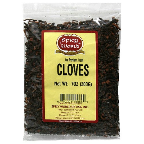 Spicy World Cloves Whole, 7-Ounce Bags (Pack of 6)