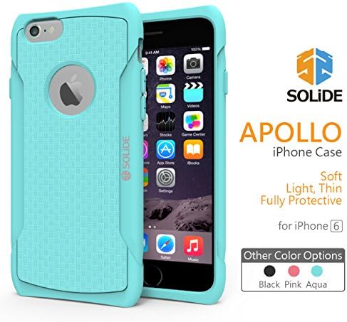 SOLiDE:emoji: APOLLO Anti-Shock case cover skin for iPhone 6, 6S -Aqua (A6005)