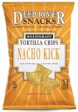 Deep River Snacks Nacho Kick Multigrain Tortilla Chips, 5-Ounce Bags (Pack of 12)