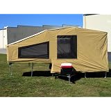 Solace - Pull-behind Motorcycle Camper Trailer by The USA Trailer Store