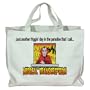 Just another friggin' day in the paradise that I call MEDICAL TRANSCRIPTION Totebag (Cotton Tote / Bag)