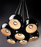 AMSTYLE Design Hängeleuchte Black Pearls – Kugel Luxus Hängelampe