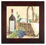 IMAGE OF Wine Table Ceramic Wall Decoration