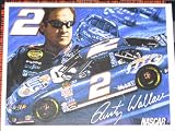  : RUSTY WALLACE #2 48"x 60" Triple Woven Jacquard KNIT THROW BLANKET