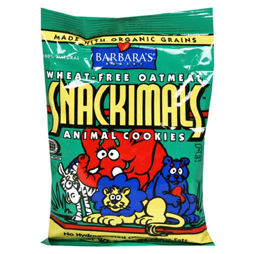 Barbara's Bakery Oatmeal Wheat Free Snackimals Animal Cookies, 2.125-Ounce Bags (Pack of... by Animal Cookies