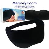 Bravo-Fit Heat Sensitive Memory Foam Sleep Mask