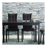 Baxton Studio Eugene Dining Chair in Dark Brown (Set of 2)
