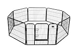 BestPet Heavy Duty Pet Playpen Cat Fence S Dog Exercise Pen, 24-Inch