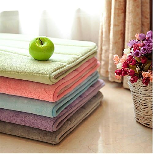 New Slow Rebound Memory Foam Mats Waste-absorbing Slip-resistant Bath Mat Coral Fleece Mat Doormat Carpet