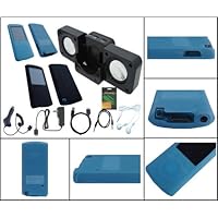 iShoppingdeals - 9 Item Bundle Accessories Pack for Sony Walkman NWZ-E463 NWZ-E464 NWZ-E465 4GB 8GB 16GB MP3 Player