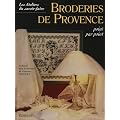 Broderies de Provence : Point par point