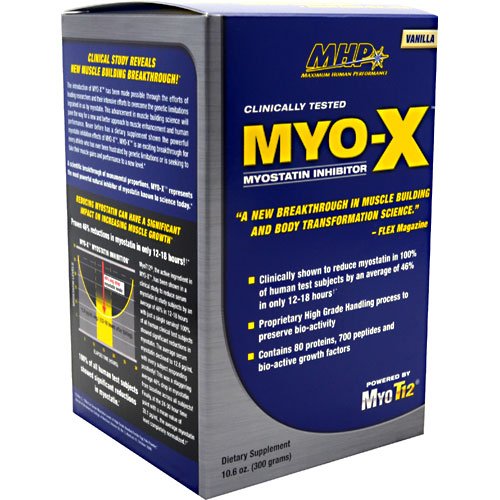 Maximum Human Performance MHP MYO-X Mineral Supplements, Vanilla, 300 Gram