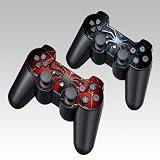 Spiderman Design Skin Decal Sticker for the PS3 (Playstation 3) Controller (2pcs in 1)