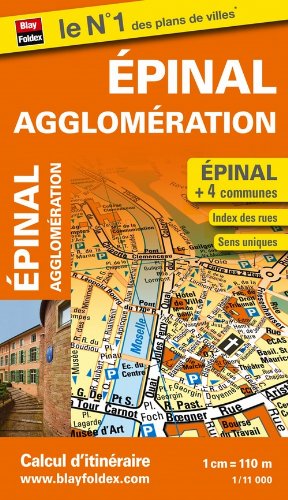 Blay Plan de Ville d'Epinal Agglomeration Echelle 1/11 000