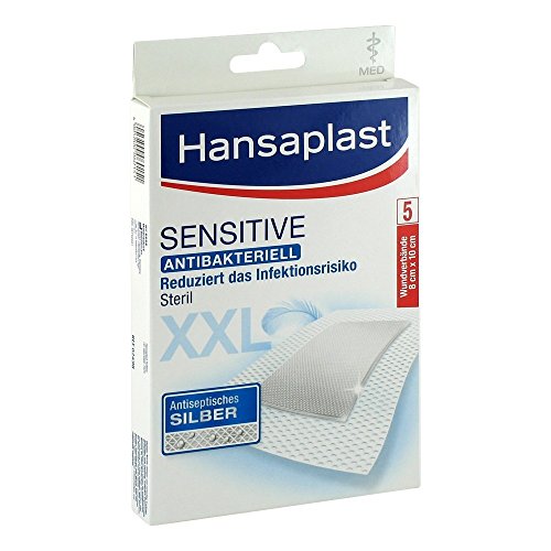 Hansaplast med Sensitive Pflaster XXL 8x10 cm, 5 St
