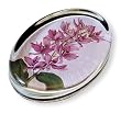 Heliotrope - Oval Glass Paperweight