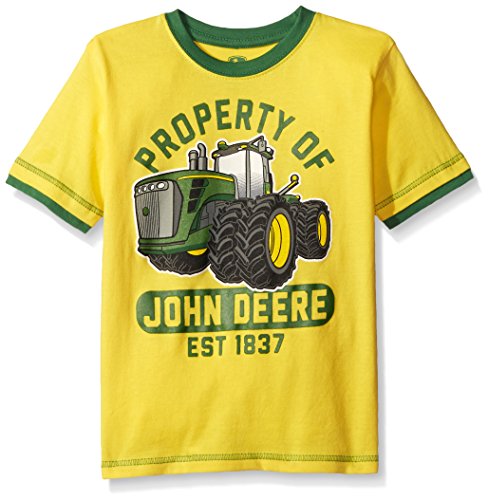 John Deere Little Boys' Property Of, Yellow/Green, 5
