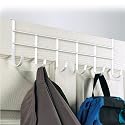 Over the Door 6 Hook Rack in White by Spectrum