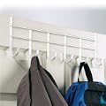Over the Door 6 Hook Rack in White by Spectrum