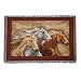 Three Horses Versed Throw