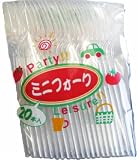透明プラスチックミニフォーク 20本入り
