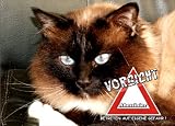 Türschild FunSchild SE780 DIN A4 laminiert ACHTUNG Katze Somali