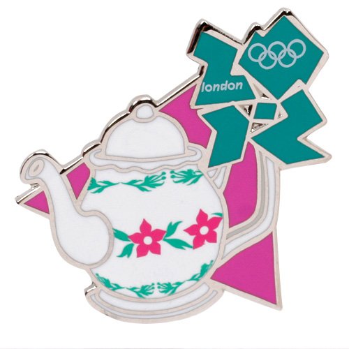 Summer Olympics London 2012 England Olympic Games Tea Pot Pin