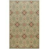 Alfresco Sage / Beige Outdoor Rug Size: 8'9 x 12'9