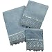 Jenny Blue Towel Set - Bath Towel, Hand Towel, Wash Cloth