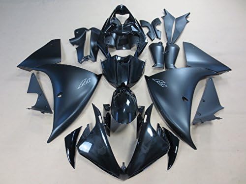 Damiya Motorcycle Fairings for Yamaha R1 2009-2012 Black