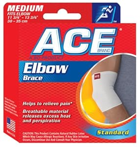 ace elbow brace knee arm compression medium support supports