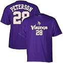 Reebok Minnesota Vikings #28 Adrian Peterson Purple Youth Player T-shirt
