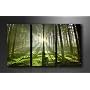Bild auf Leinwand B�ume 160 x 90 cm 3 Teile Modell&hellip von Visario