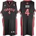 Chris Bosh Raptors Black NBA Replica Jersey(Size=XXX-LARGE)