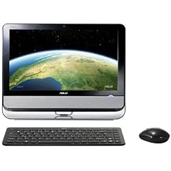 Asus Eee Top ET2002T 50,8 cm (20 Zoll) Touch-Desktop PC (Intel Atom N330 1.6GHz, 2GB RAM, 320GB HDD, NVIDIA ION, DVD, Win 7 HP) schwarz