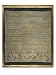 Beautiful Sampler Depicting the Alphabet in Both Lower and Upper Case Art Giclee Post...