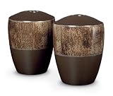 Noritake Elements Cedar Salt and Pepper Shakers