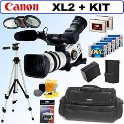 Canon XL2 3CCD MiniDV Camcorder + Professional Deluxe Accessory Kit