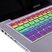 HDE Ultra Thin Silicone Rubber Keyboard Skin Cover for Macbook Pro Non Retina 13/15/17 (Rainbow Gradient)