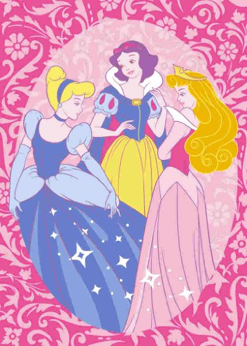 Associated Weavers P13 Disney Princess Portrait Teppich 95 x 133 cm
