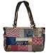 Coach Signature Patchwork East West Gallery Book Bag Purse Tote 17098 Multi