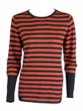 Autumn Cashmere womens stripe crewneck top sweater
