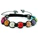 (Free Shipping!) High Quality Multicolor Swarovski Crystal & Hematite Bead Adjustable from 6