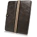 BoxWave Elite Leather iPad Book Jacket, Genuine Leather Folio Case w/ Multi-Angle Stand (Mocha Brown)